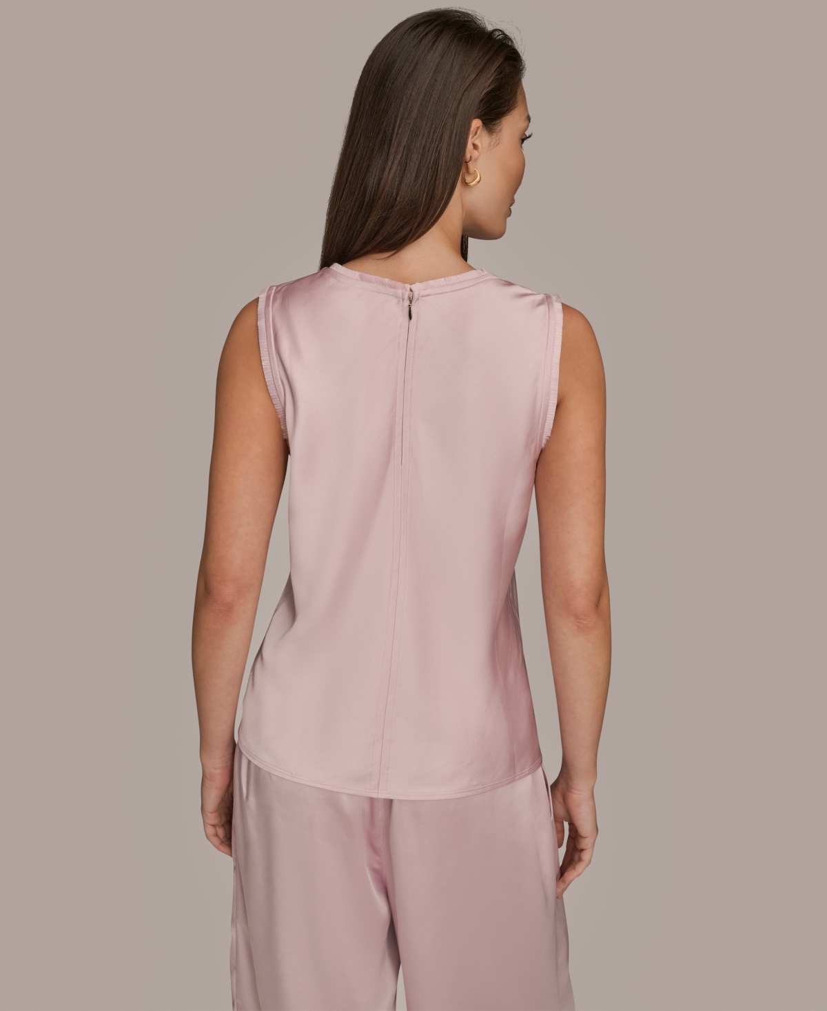 Donna Karan Weekend Women's Sleeveless Tank Top In Neutral