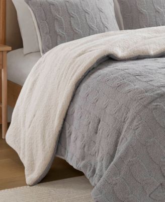 	Textured Knit Chenille 2-Pc. Comforter Set, Twin