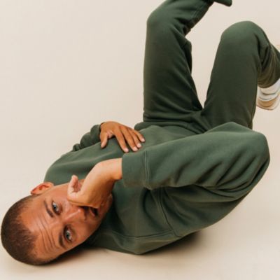 Men’s Organic Cotton Teddy Oversized Crewneck