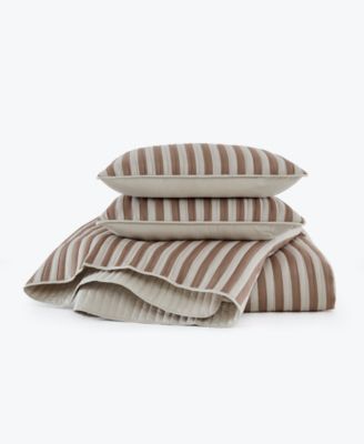 Weston Stripe 3-Pc. Quilt Set, Full/Queen