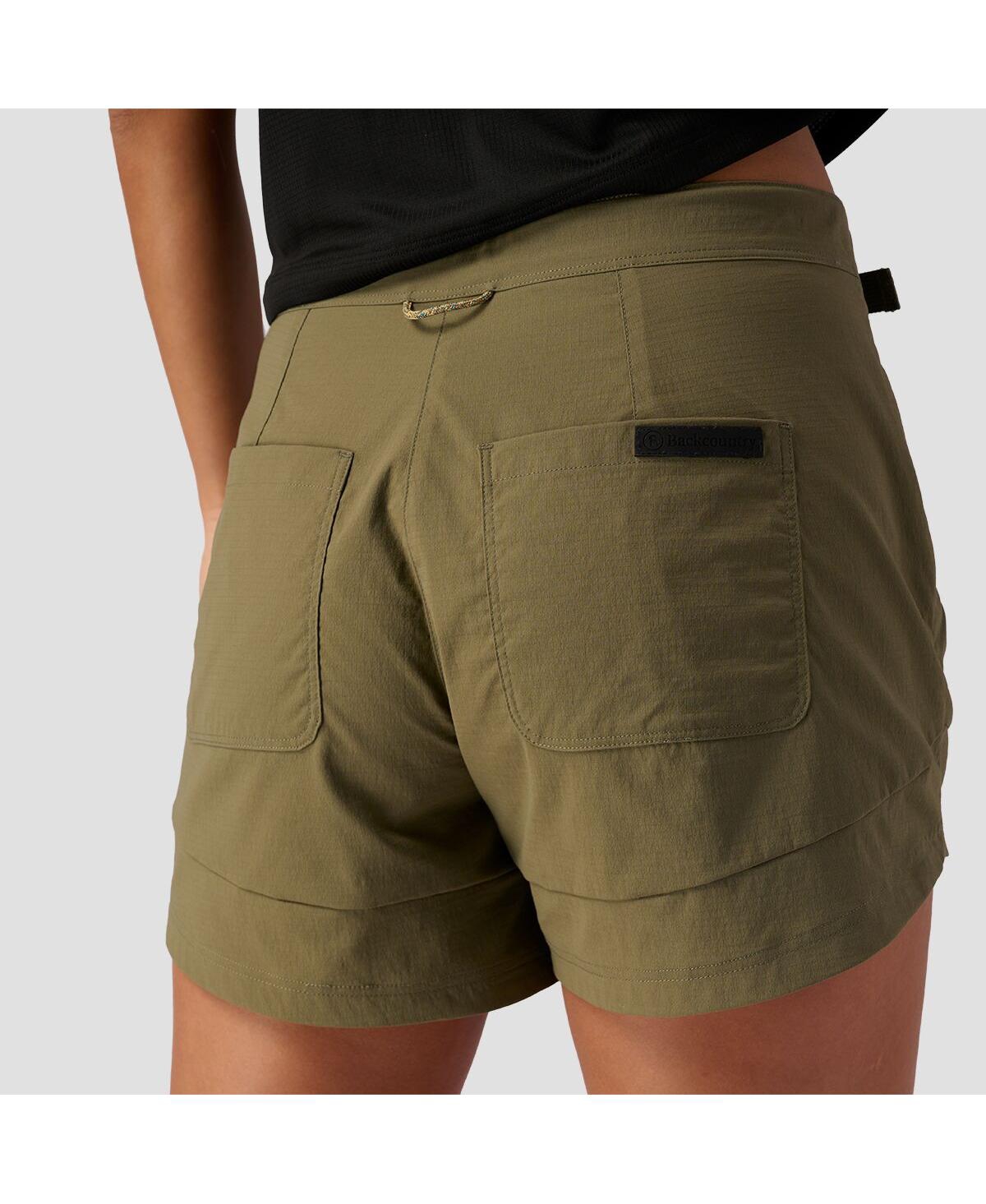 Backcountry Women's Wasatch Ripstop 3.5in Short Performance Shorts In Green