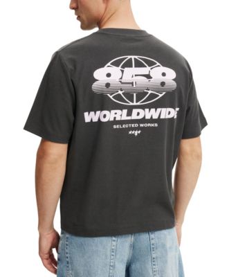 Men's Cropped Fit Graphic T-Shirt