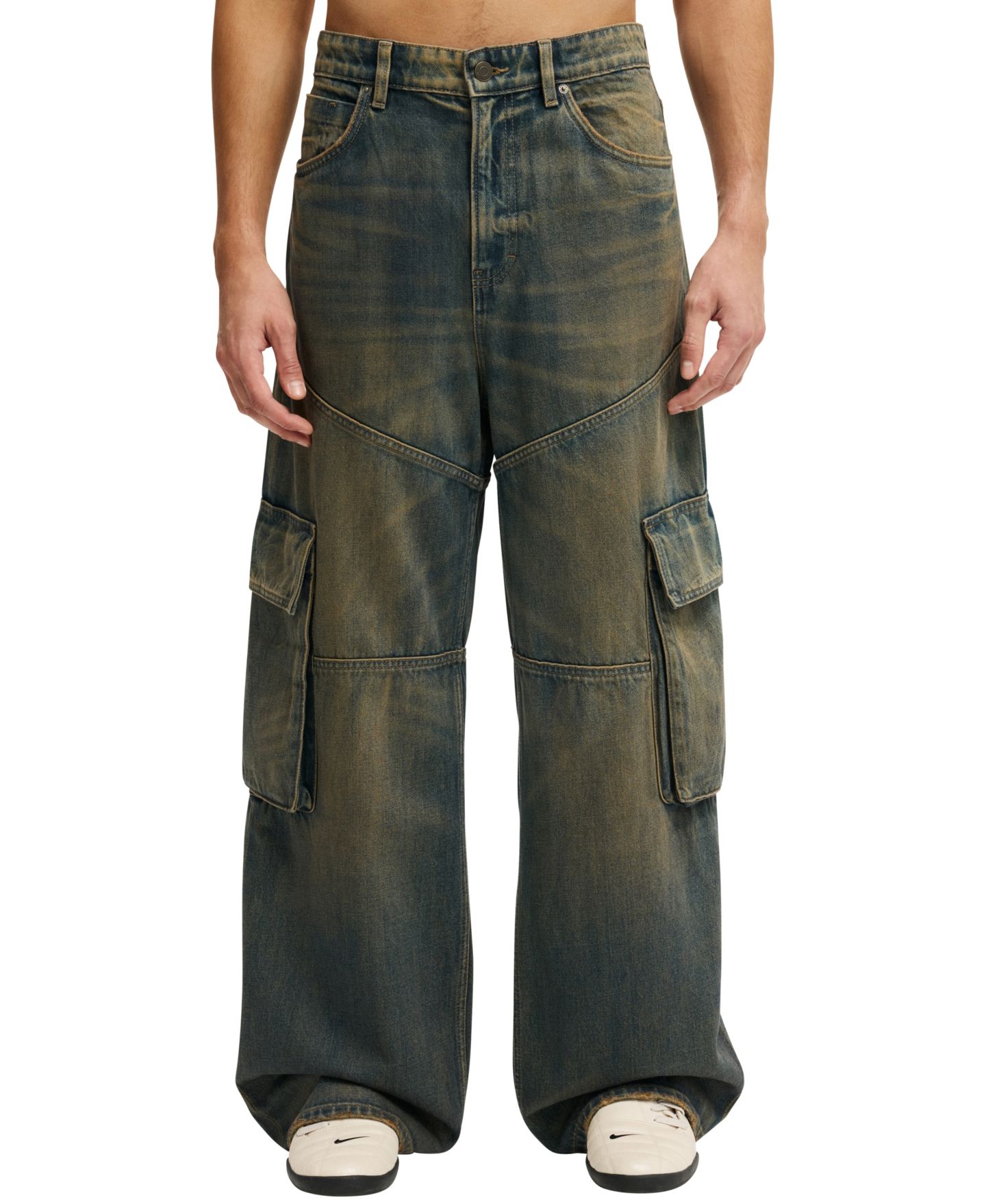 Мужские джинсы COTTON ON Super Baggy Jean, цвет: Синий — фото 1
