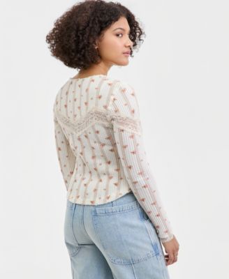 Women's Lets Party Cardi-Print Top