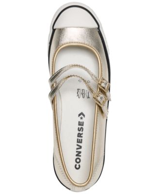 Women's Chuck Taylor All Star Dainty Mary Jane Casual Clogs from Finish Line