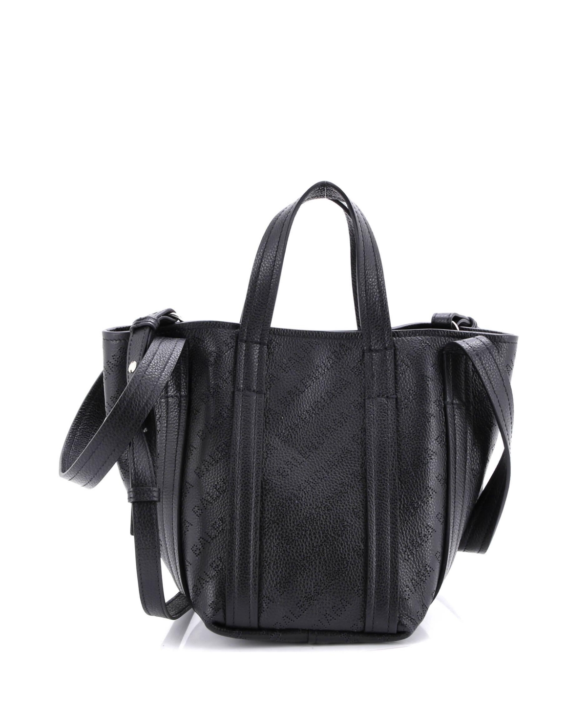 Pre-Owned Balenciaga Xs Everyday 2.0 North South Tote Logo Perforated Leather
