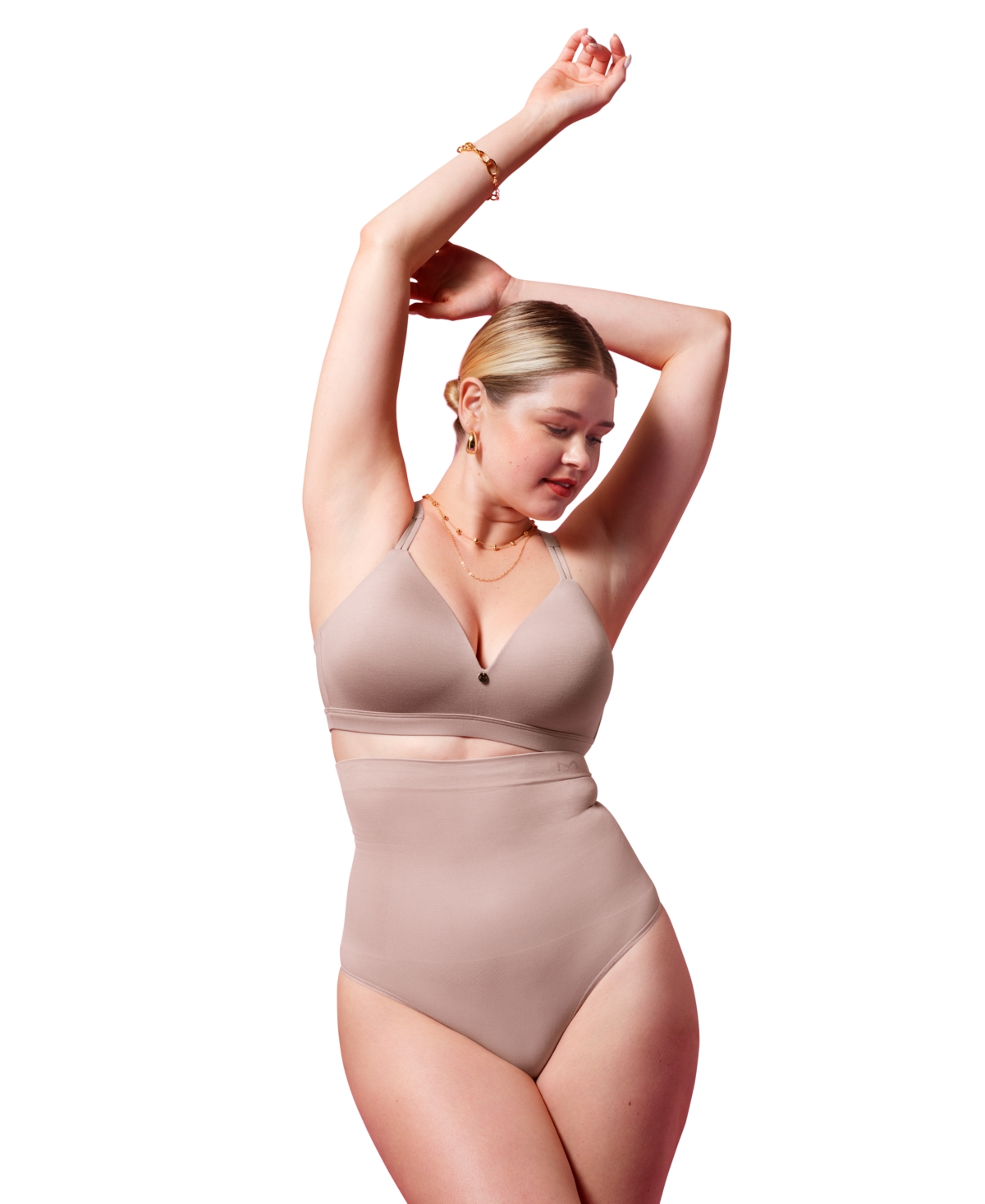 Maidenform Women's Seamless High Waist Thong In Black