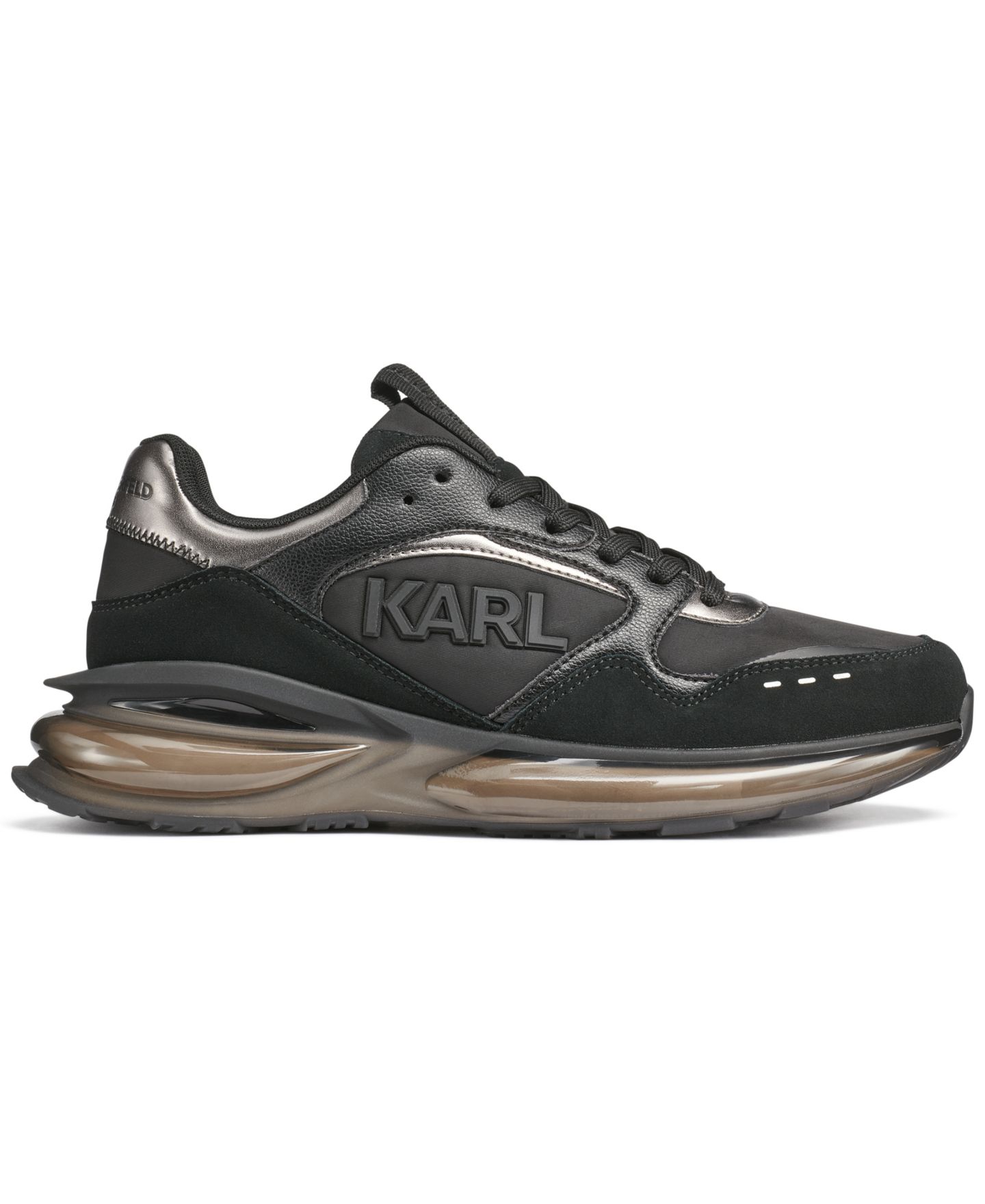 Мужские кроссовки Karl Lagerfeld Paris Gildas Runner, цвет: Чёрный — фото 2