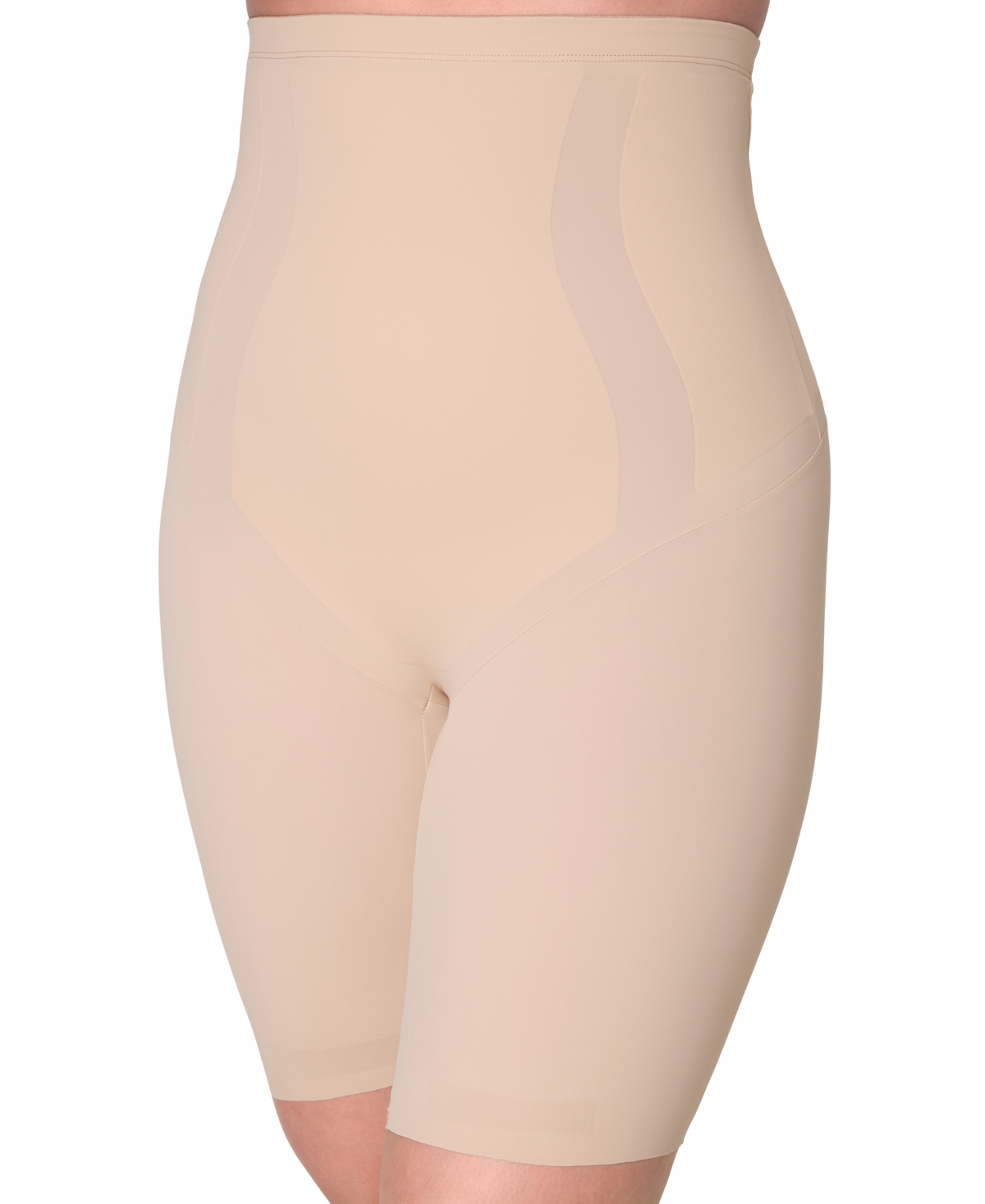 Bali Women's High Waist Ultimate Smoothing Thigh Slimmer Shorts In Red