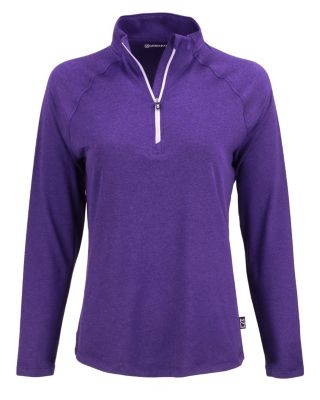Women's Cutter and Buck Coastline Epic Comfort Recycled Quarter Zip