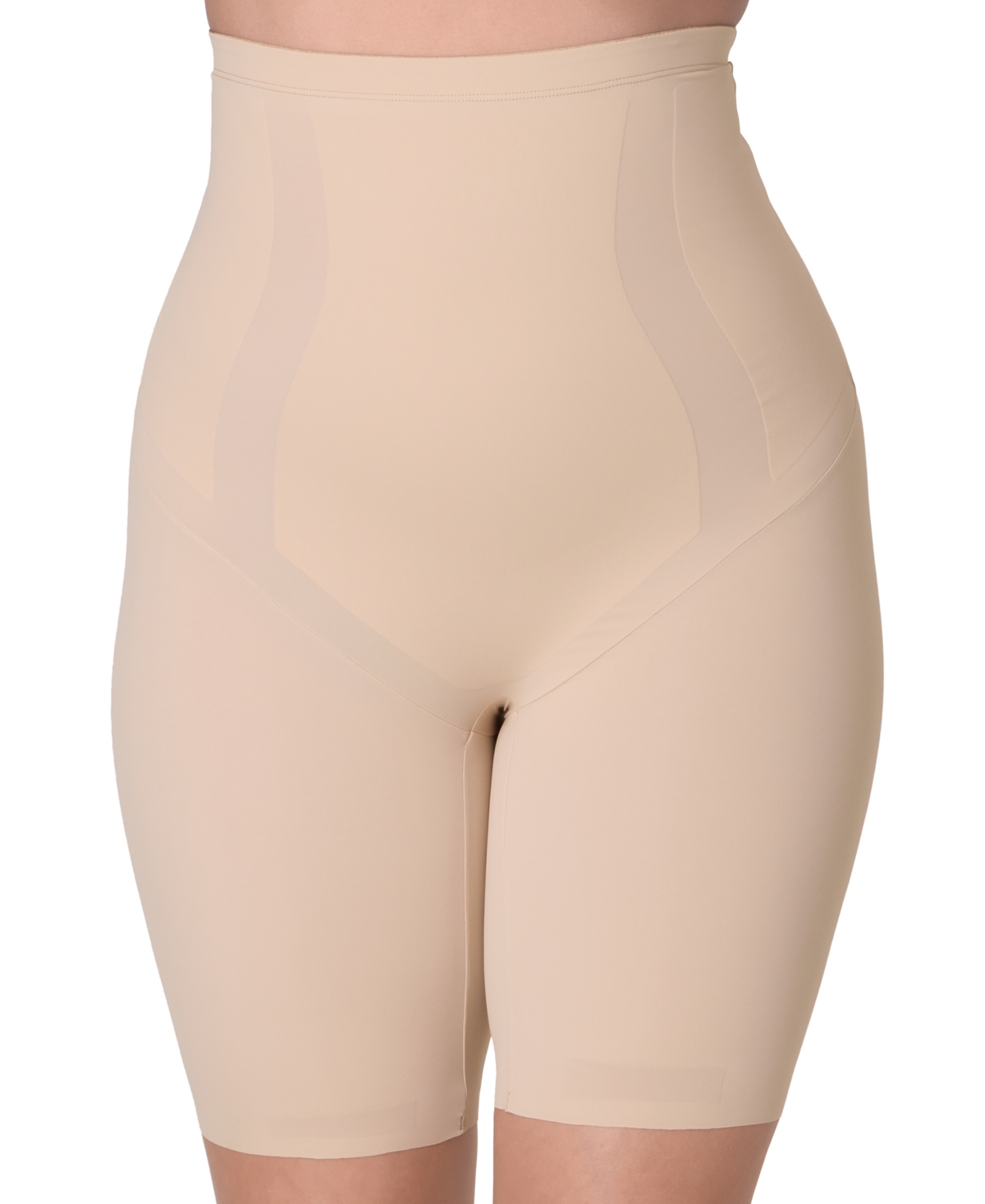 Bali Women's High Waist Ultimate Smoothing Thigh Slimmer Shorts In Red
