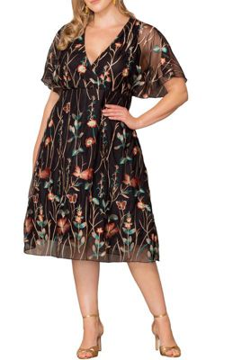 Black Floral Plus Size Dresses | Macy's
