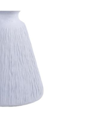 Streamdale Cement Outdoor End Table - Modern Round Side Table