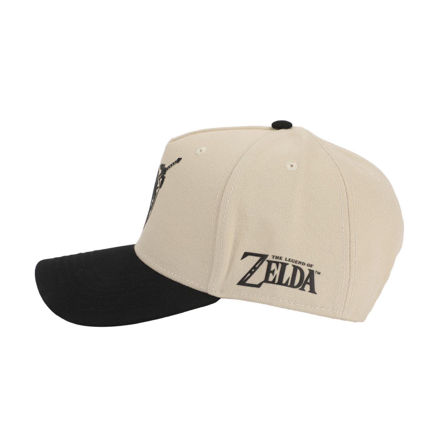 Мужская кепка The Legend of Zelda Hylian Shield Embroidery Poly Wool B104 Snapback, цвет: Белый — фото 2