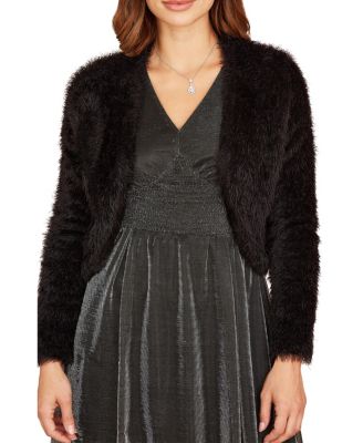 Women's Eyelash Knit Bolero