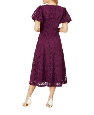 Women's Stretch Lace Midi Dress