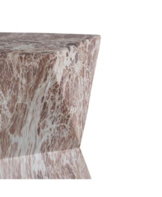 Streamdale Cement Outdoor Accent Table - Terrazzo Style