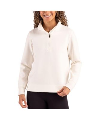Women's Cutter and Buck Roam Epic Versatility Recycled Quarter Zip Pullover
