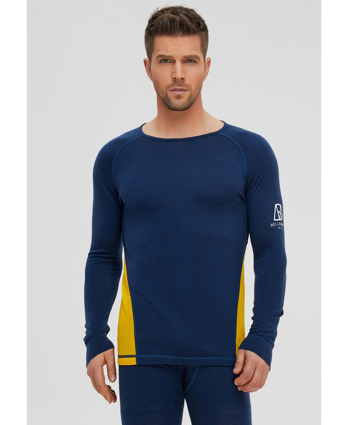 Bellemere New York Men's Bellemere Base Layer Thermal Top