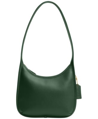 Curve Zip Small Leather Shoulder Bag
