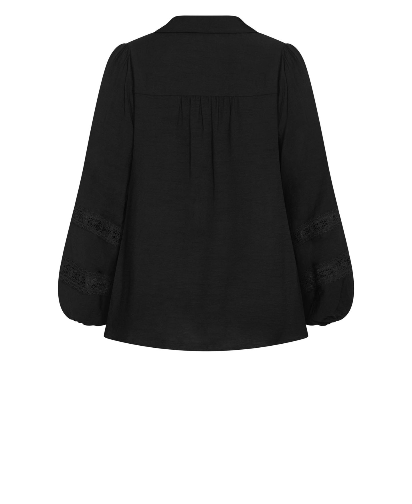 Женская рубашка CITY CHIC Plus Size Deanna, цвет: Чёрный — фото 5
