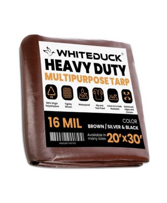 8 oz. Poly Tarpaulin 20x30 Brown