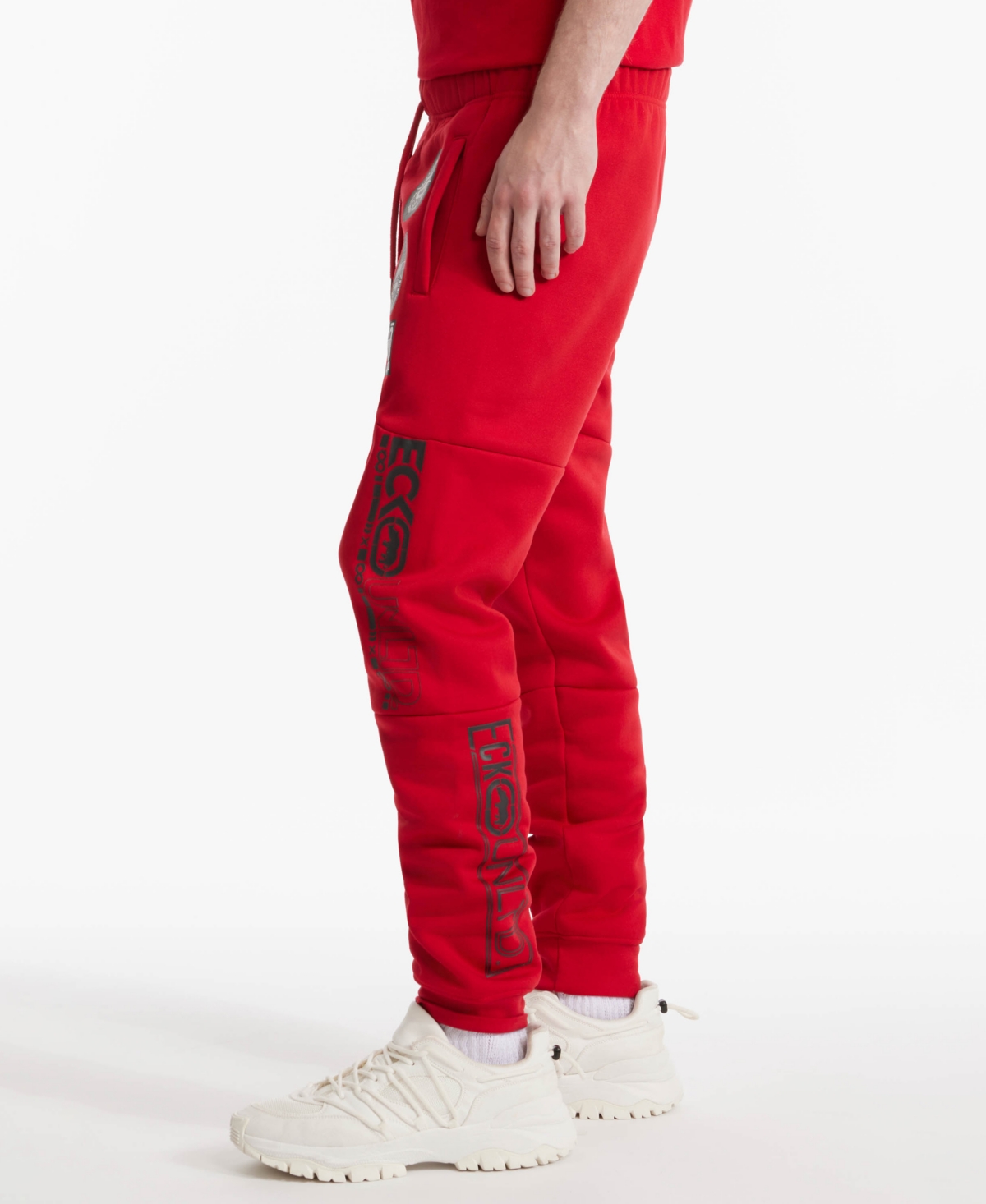 Ecko Unltd Memento Fleece Jogger In Red