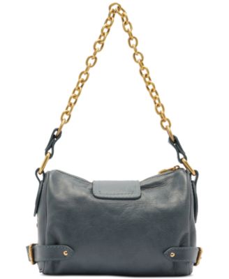 Gio Medium Chain Strap Leather Shoulder Handbag