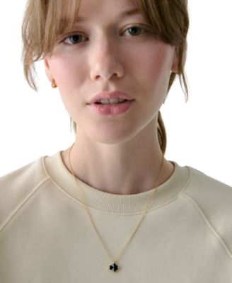 Epoxy Stone Flower Mini Pendant Necklace