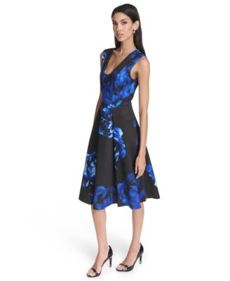 Women's Printed Sleeveless Dress