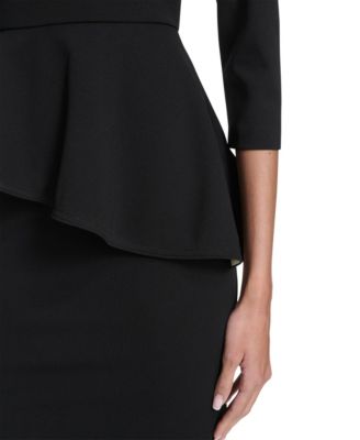 Women's Boat Neck Midi Dress