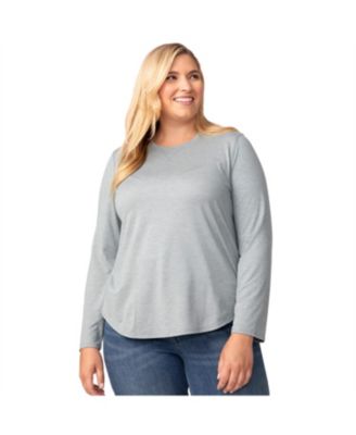 Women's Plus Size Cloud Knit All Day Crew Neck Top