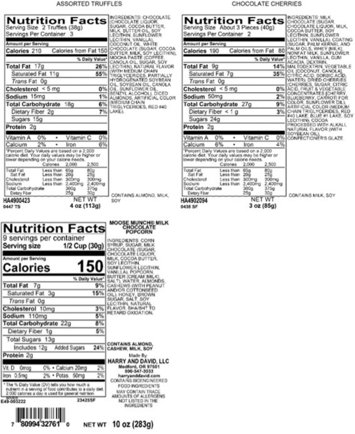 Harry & David Assorted Favorites Gift Basket