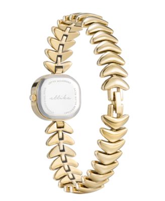 Metal Moderna Gold Plated Bracelet Watch, 80mm