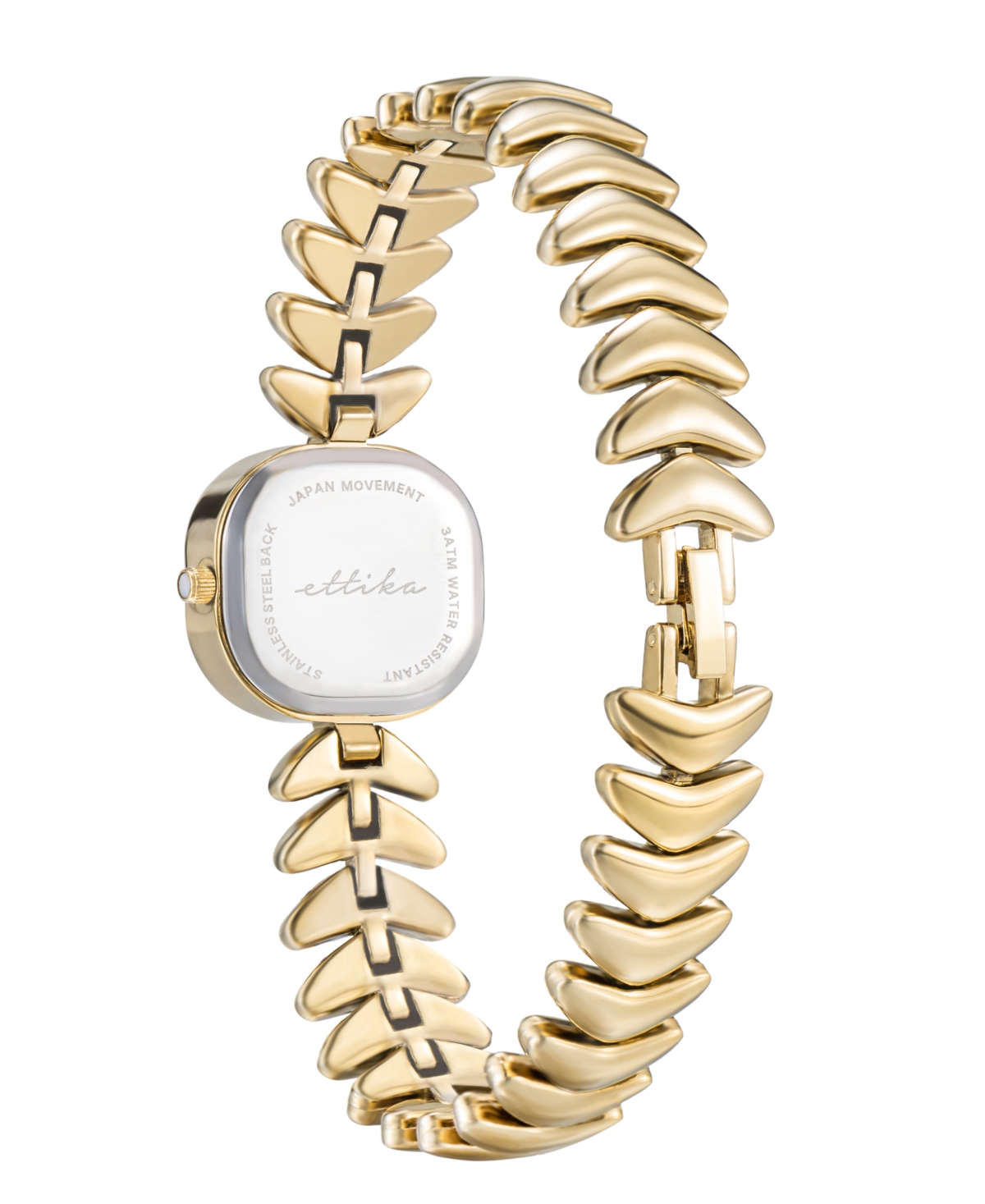 Ettika Metal Moderna Gold Plated Bracelet Watch, 80mm