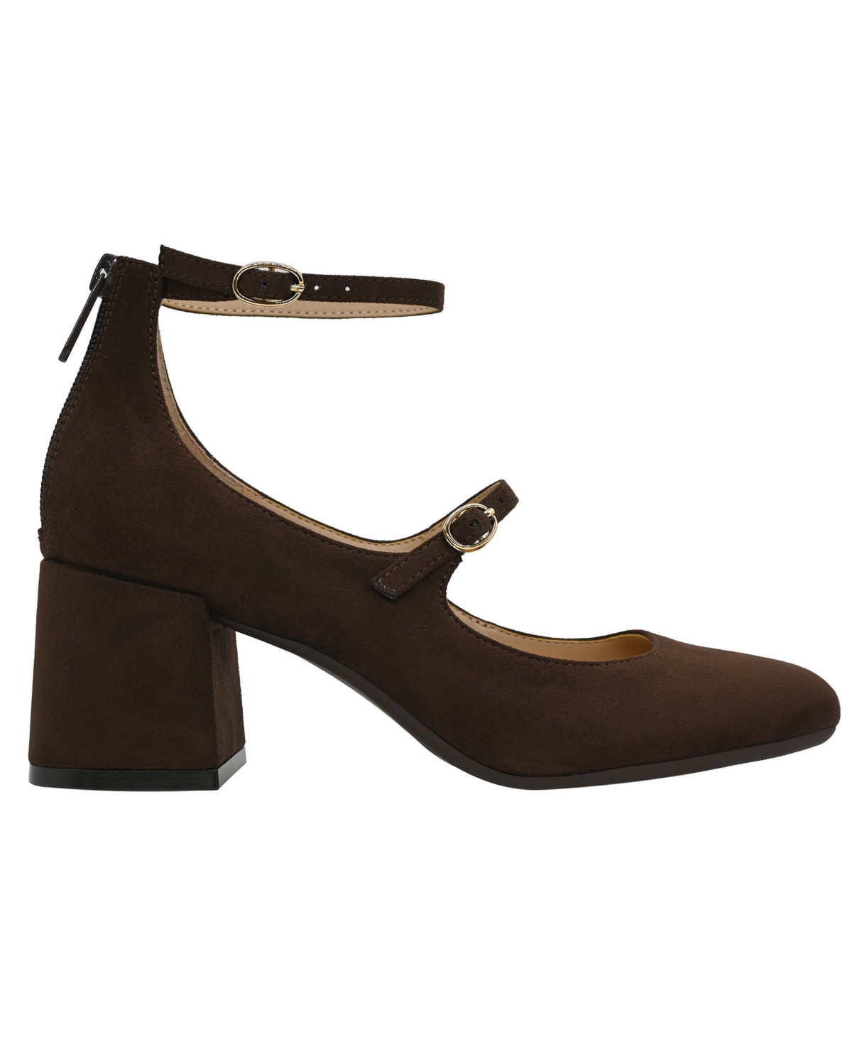 On 34th Women's Tonii Mary Jane Ankle-strap Pumps, Created For Macy's In Burgundy