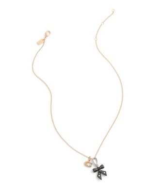 Faux Pearl Collectible Signature Bow Jewelry Charm