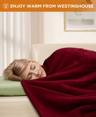 Heated Flannel Blanket, Queen