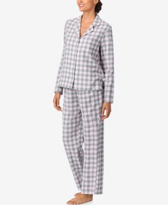 Women's Notch Collar & Long Pant Pajama set