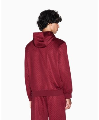 Men's Jacquard Allover Logo Hoodie