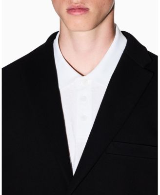 Men's Mercerized Cotton Jacquard Logo Polo Shirt