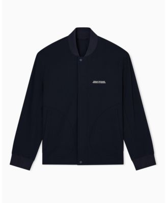 Men's Nylon Graphic Bomber Jacket