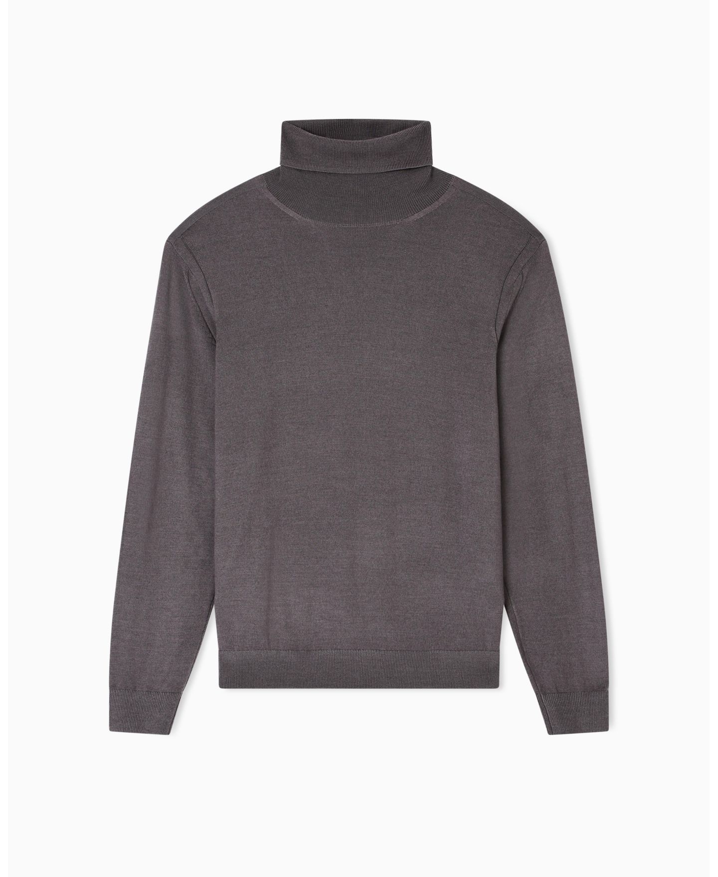 Мужской свитер A|X Armani Exchange Cozy Lab Wool Turtleneck, цвет: Тёмный серый — фото 5
