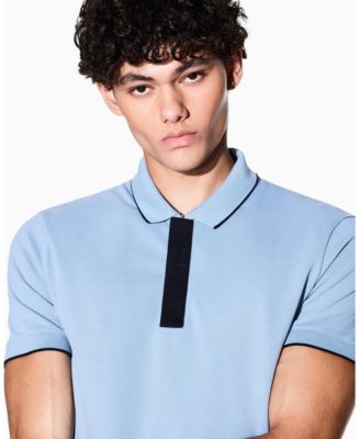 Men's Grosgrain Logo Polo Shirt