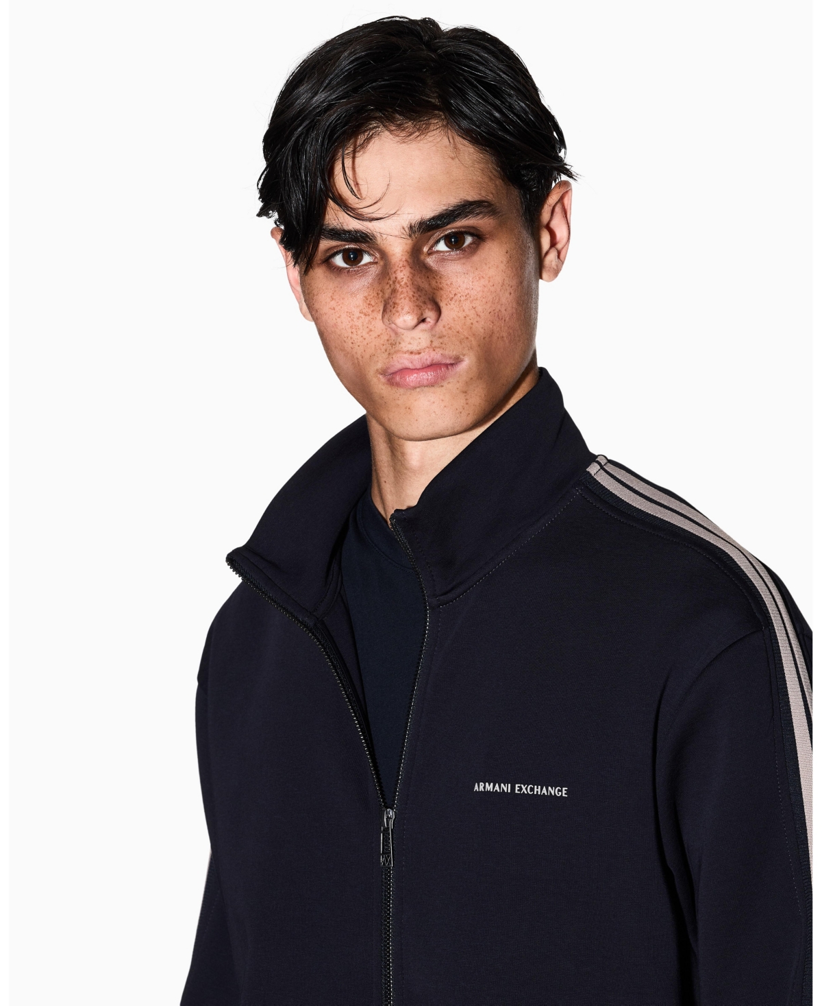 A|X Armani Exchange Men's Tape Full Zip Sweatshirt