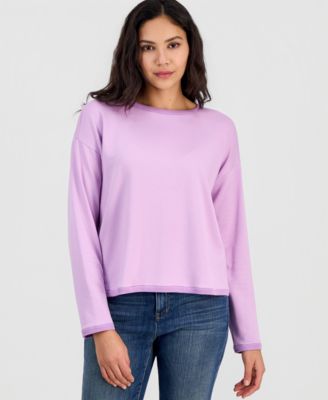 Women's Round Neck Cropped Box Top
