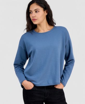 Women's Round Neck Cropped Box Top