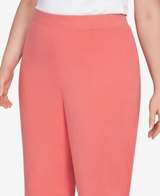 Plus Size Luxe Rib Knit Leisure Pants