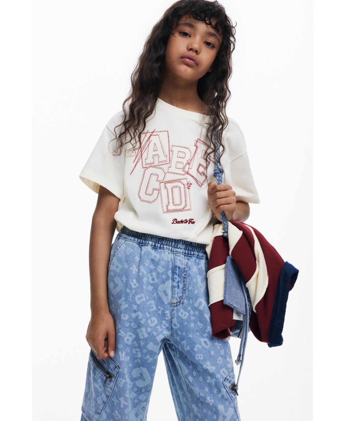Desigual Girls Girls's Abc T-shirt