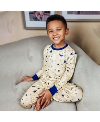 Emerson Fitted Long Sleeve Two-Piece Pajamas